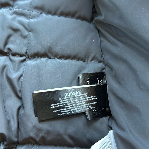 Brand new Rudsak dark grey down jacket medium - Picture 15 of 17